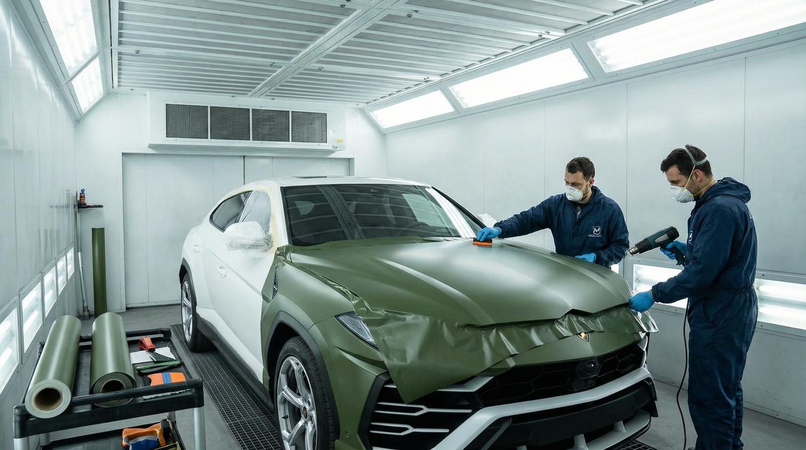 在线看片改装视频-军绿色车身贴膜